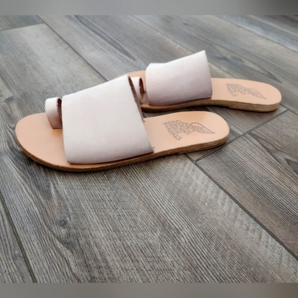 Ancient Greek Sandals Light Pink Suede 7 - Picture 4 of 4